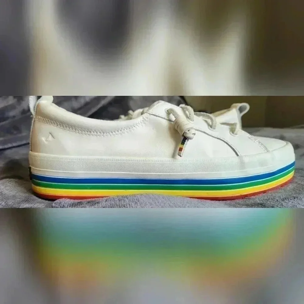 Sperry Pride Crest Vibe Platform Sneaker, size 7.5 - Picture 5 of 11